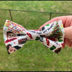 Home Alone Christmas Dog Bow Tie